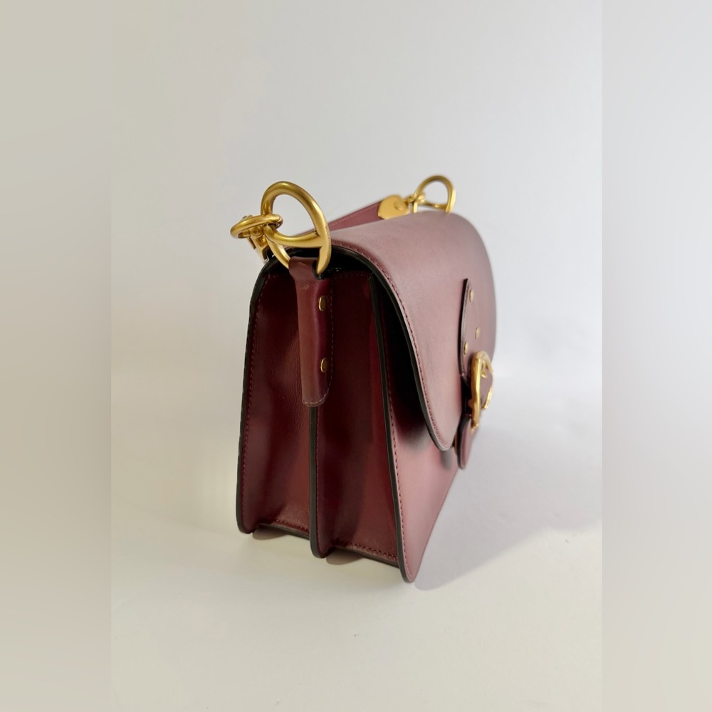 Coach Beat Shoulder Bag in Burgundy - Picture 5 of 16